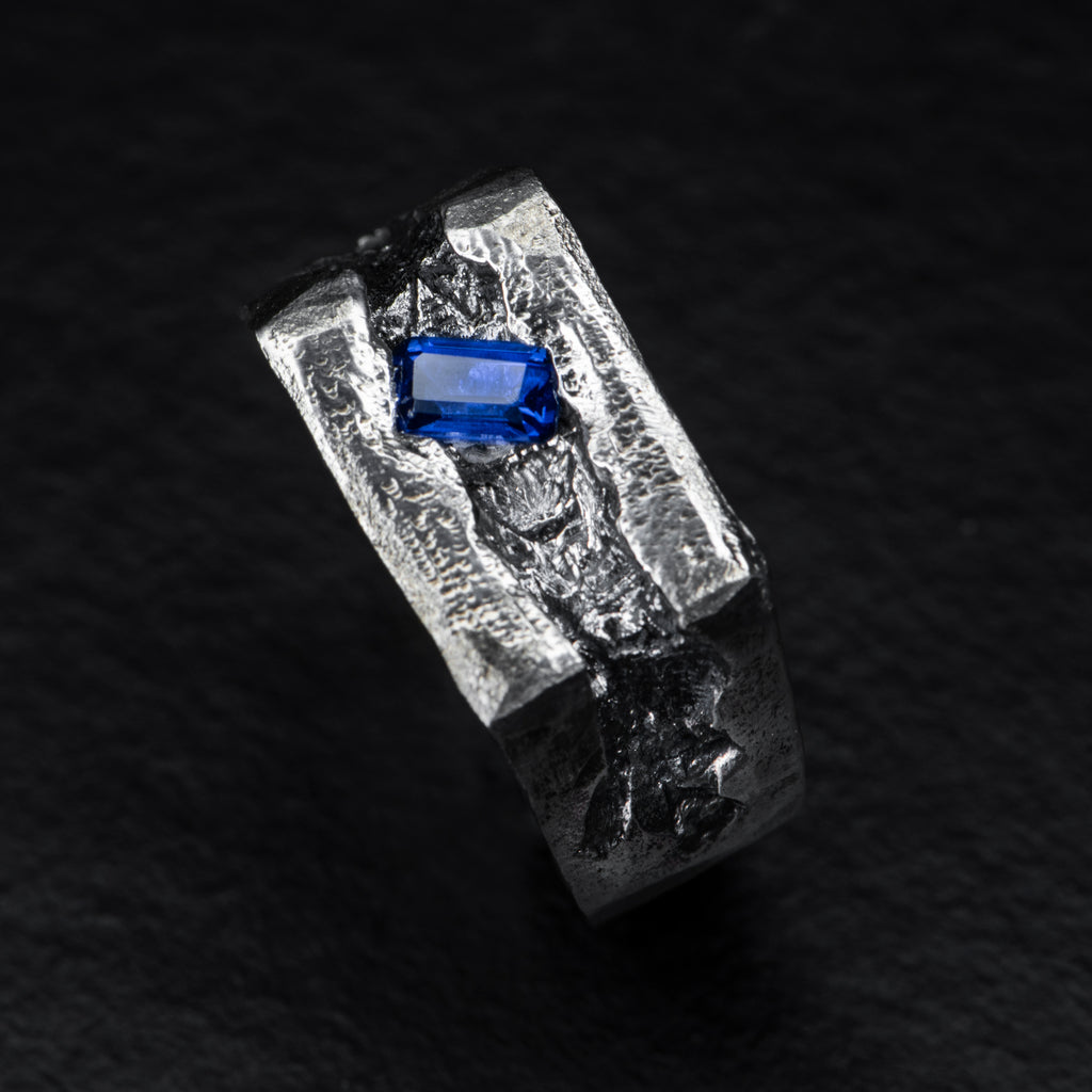 Sapphire Signet Ring | Handmade from AHW Studio