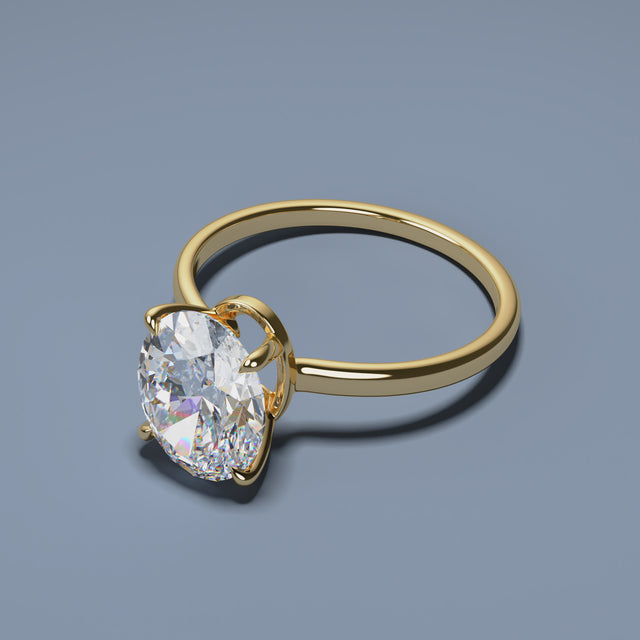 1.2ct Solitaire Ring - OVOID – AHW Studio