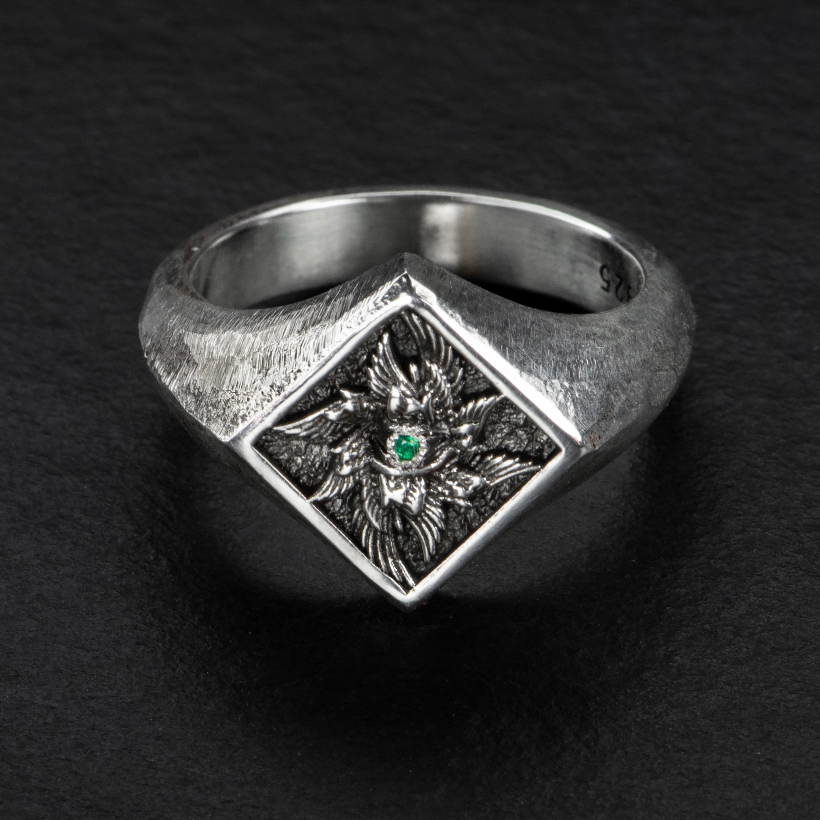 Emerald Signet Ring - SERAPHIM