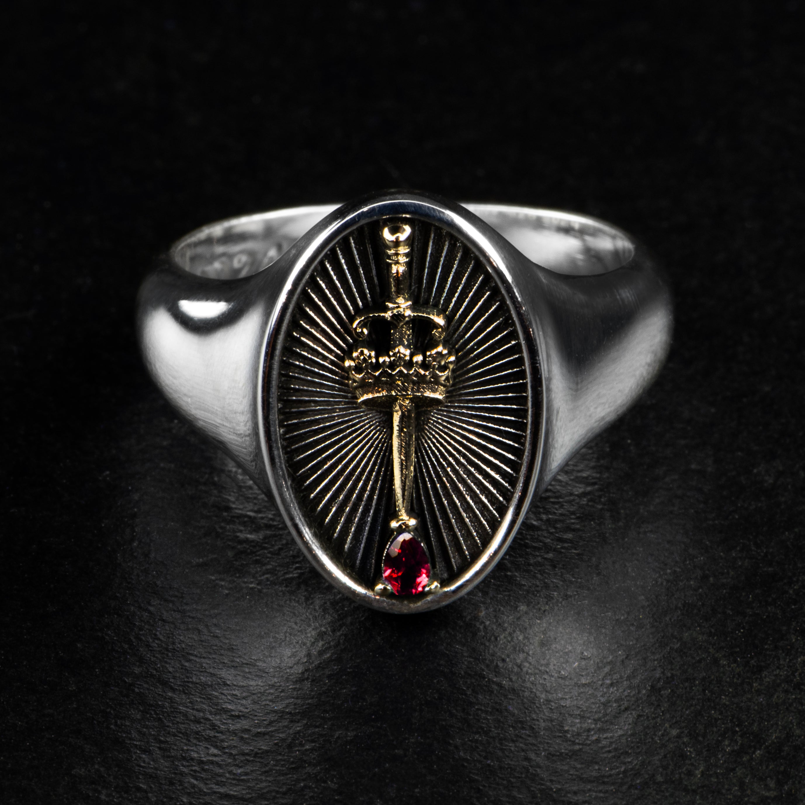 Ruby Signet Ring - DAMOCLES